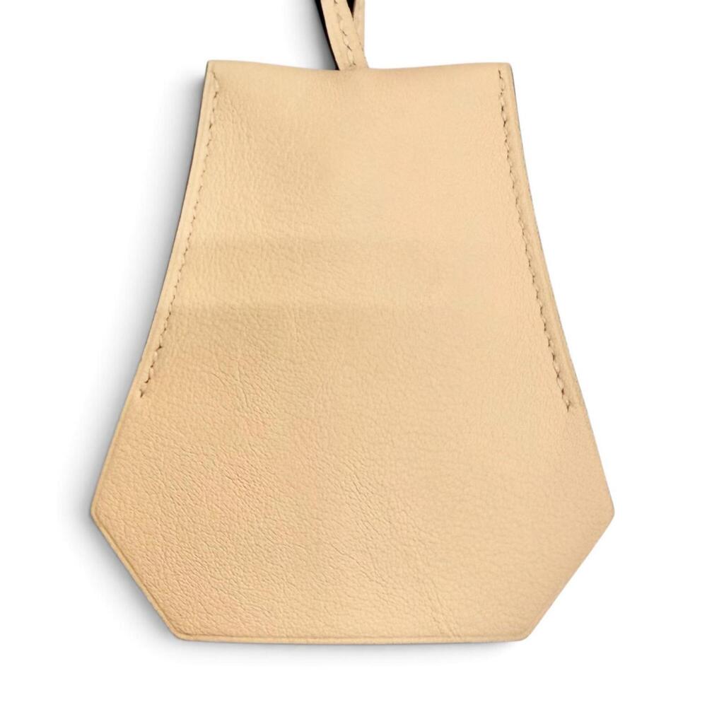 HERMES Pink Leather Necklace